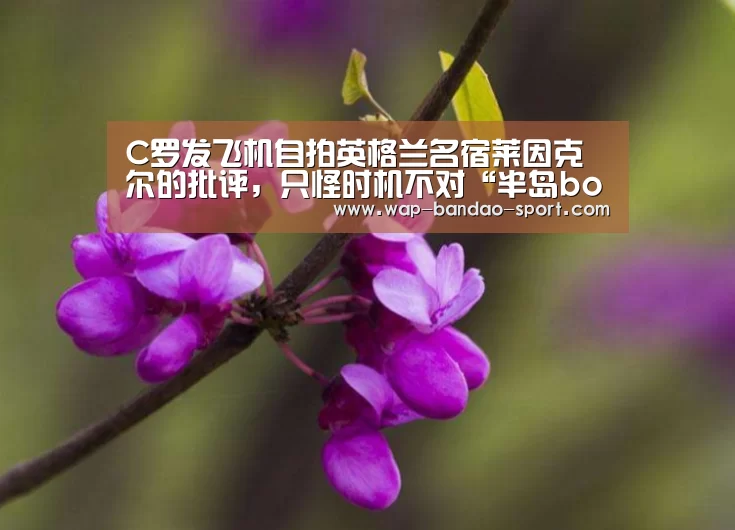 C罗发飞机自拍英格兰名宿莱因克尔的批评,只怪时机不对“半岛bob官网”(图1) bob半岛官方网站